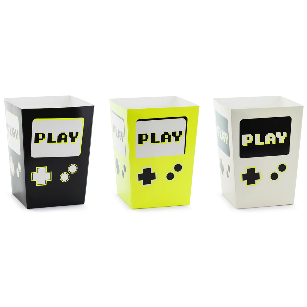 Gaming Popcorn Boxes - 7cm x 12cm - Pack of 6