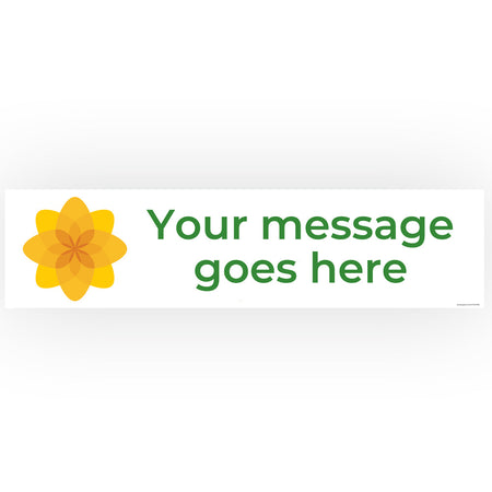 Plaid Cymru Party Personalised Banner - 1.2m