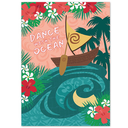 Ocean Girl Sea Boat Poster - A3