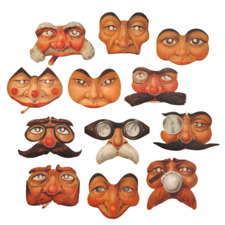 Edwardian Masks - Pack of 12