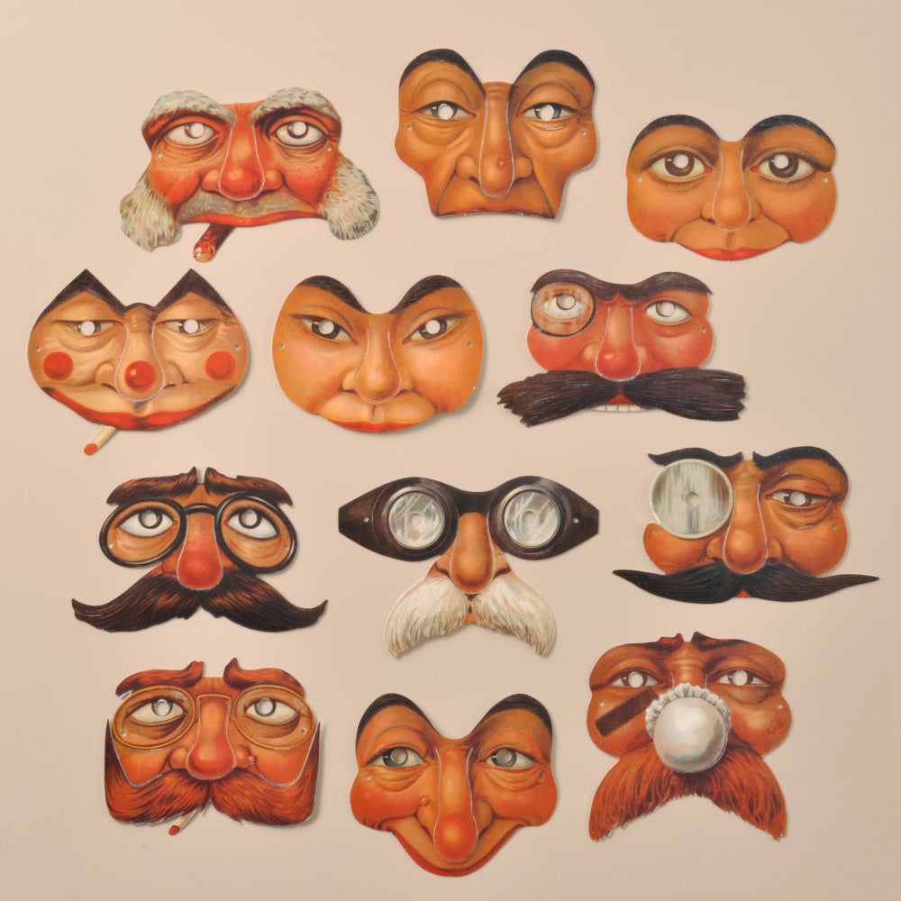 Edwardian Masks - Pack of 12