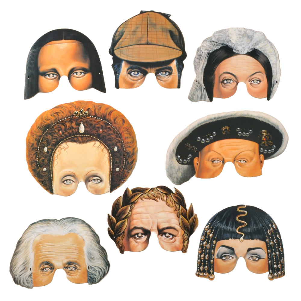 Historical Masks - Pack of 8