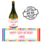 Personalised Champagne Bubbles - Rainbow Celebration - Pack of 16