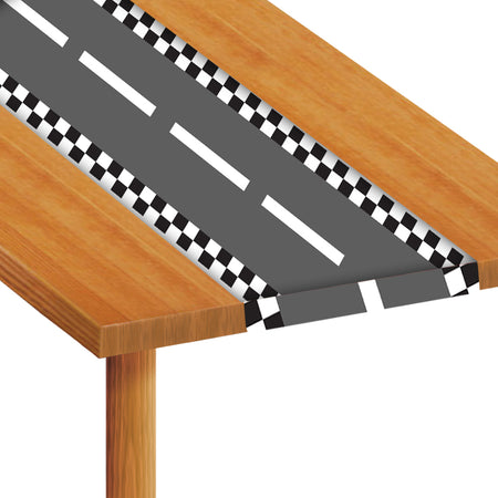 Motor Racing Road Paper Table Runner - 1.2m x 30cm