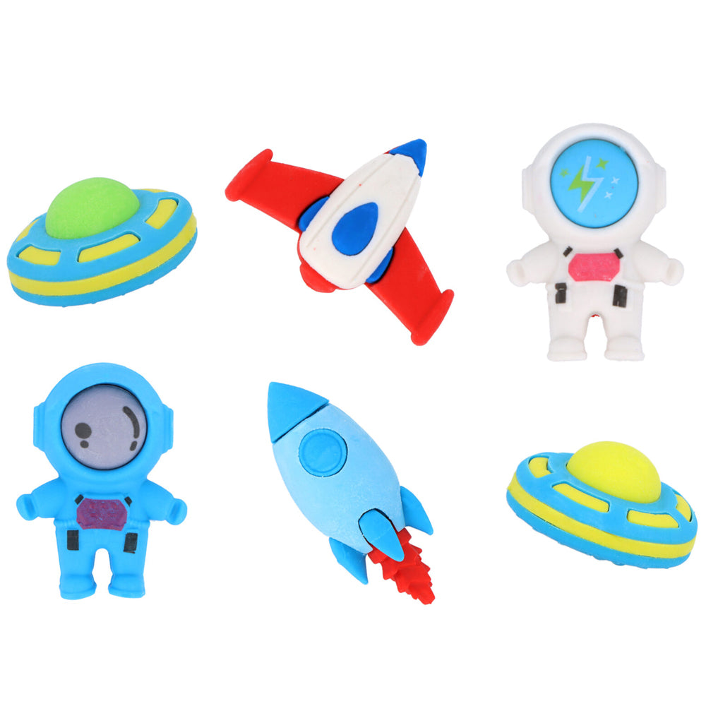 Space Erasers - Assorted Designs - Each