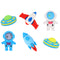 Space Erasers - Assorted Designs - Each