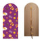 Wonka Purple Sweets and Stars Backdrop Sailboard Cardboard Cutout  - 185cm