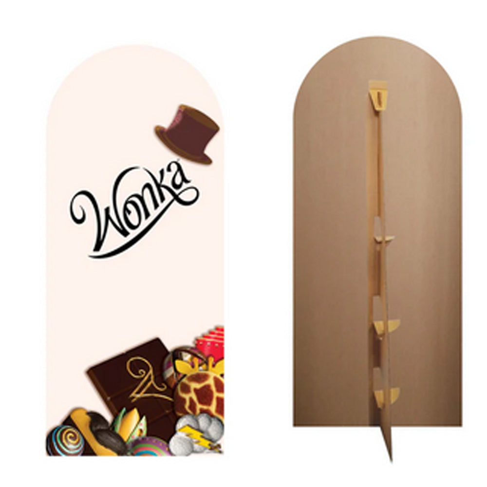 Wonka Chocolate Bar Backdrop Sailboard Cardboard Cutout  - 185cm