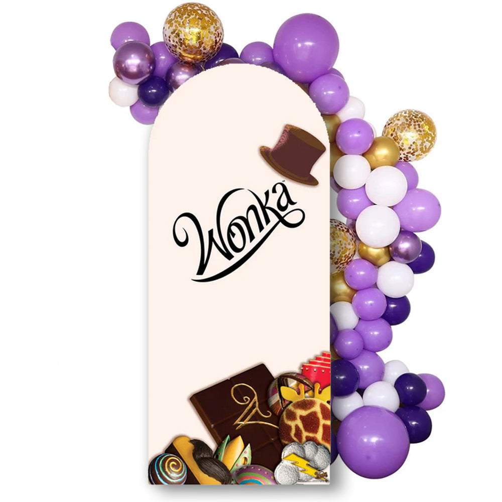 Wonka Chocolate Bar Backdrop Sailboard Cardboard Cutout  - 185cm