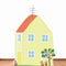 Peppa Pig House Cardboard Cutout - 133cm