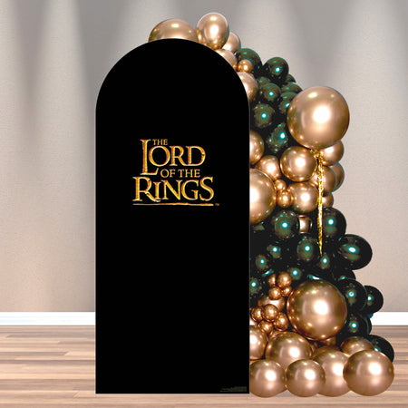 The Lord of the Rings Golden Logo Sailboard Cardboard Backdrop - 1.85m