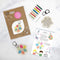 Make Your Own Flower Cross Stitch Keyring Kit