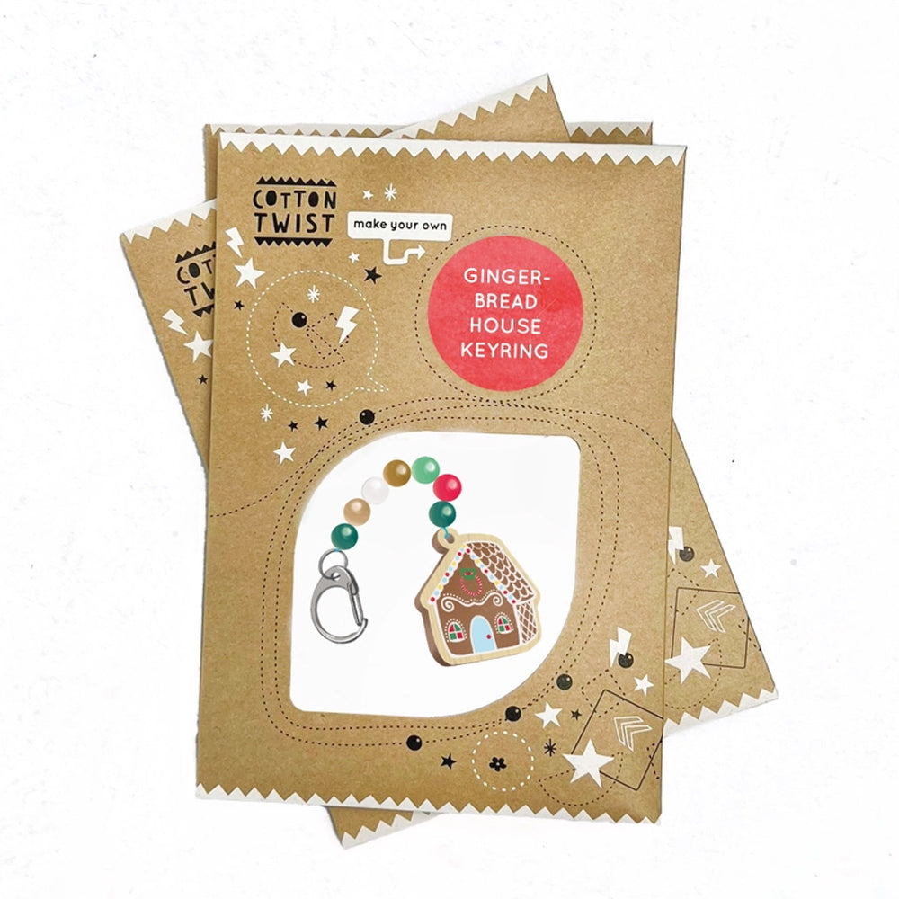 Make Your Own Gingerbread House Keyring - Plastic Free