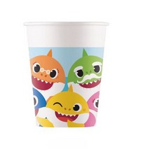 Baby Shark Paper Cups - 200ml - Pack of 8