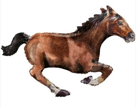 Galloping Horse Foil Balloon 40"