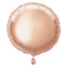 Rose Gold Round Foil Balloon - 18