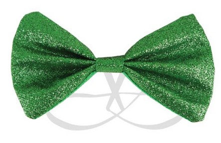 Green Glitter Bow Tie