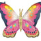 Butterfly Vibrant Pink Foil Balloon - 30