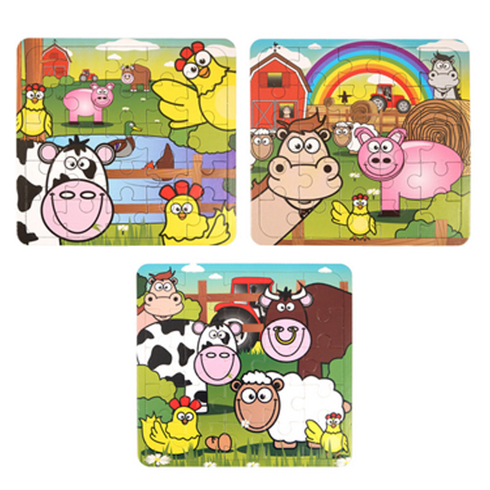 Farm Animal Jigsaw Puzzle- 25 Piece - Assorted Designs