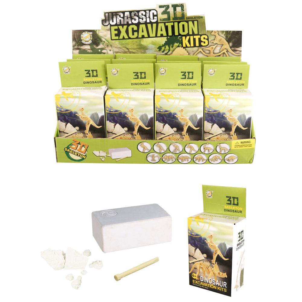 Dinosaur Dig It Excavation Kit - 12 Assorted - Each