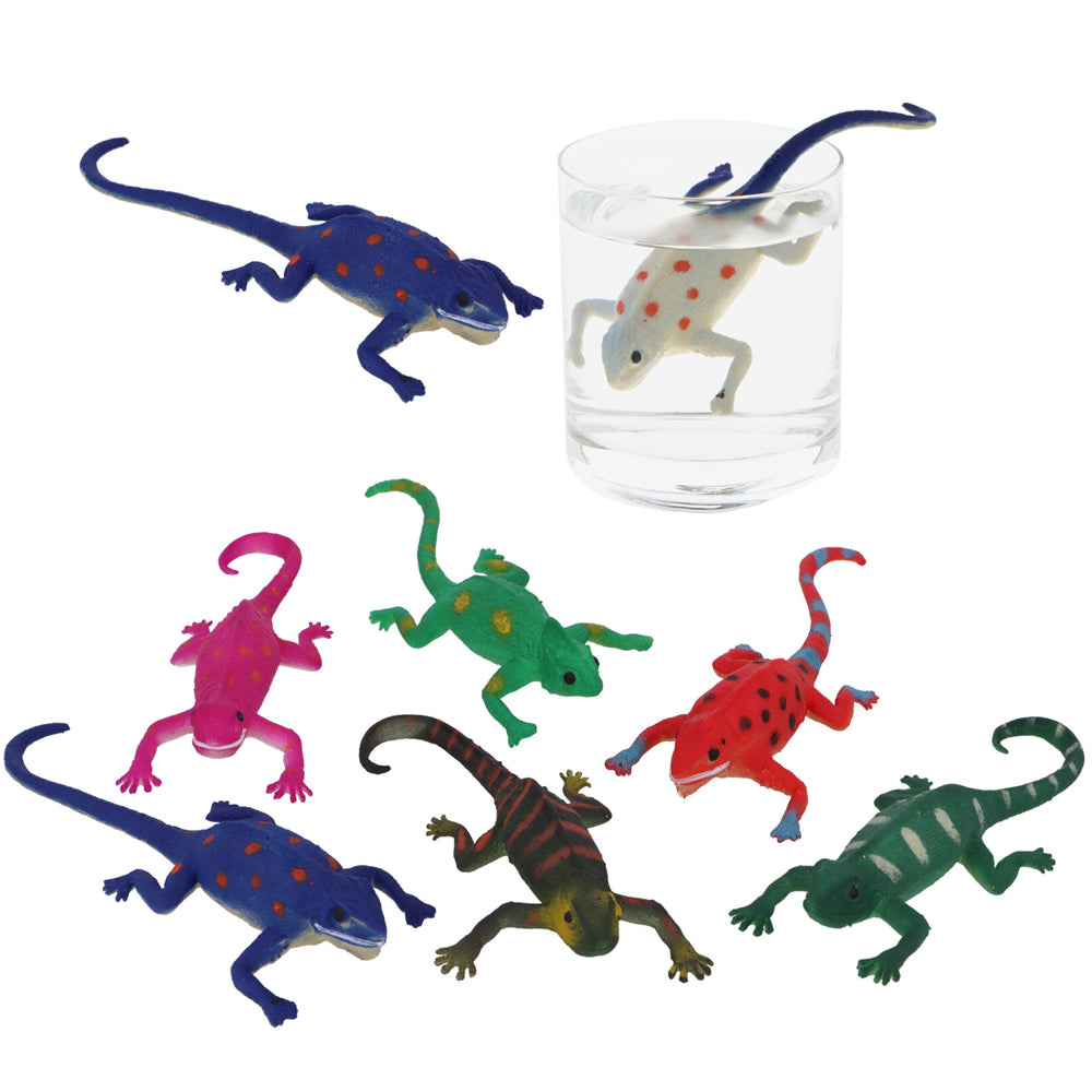 Colour Changing Lizards - 6 Assorted Designs - 15cm - Each