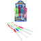 Light Up Flashing Glitter Glow Stick - 19cm - 4 Assorted Colours - Each