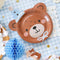 Teddy Bear Face Paper Plates - 23cm - Pack of 6