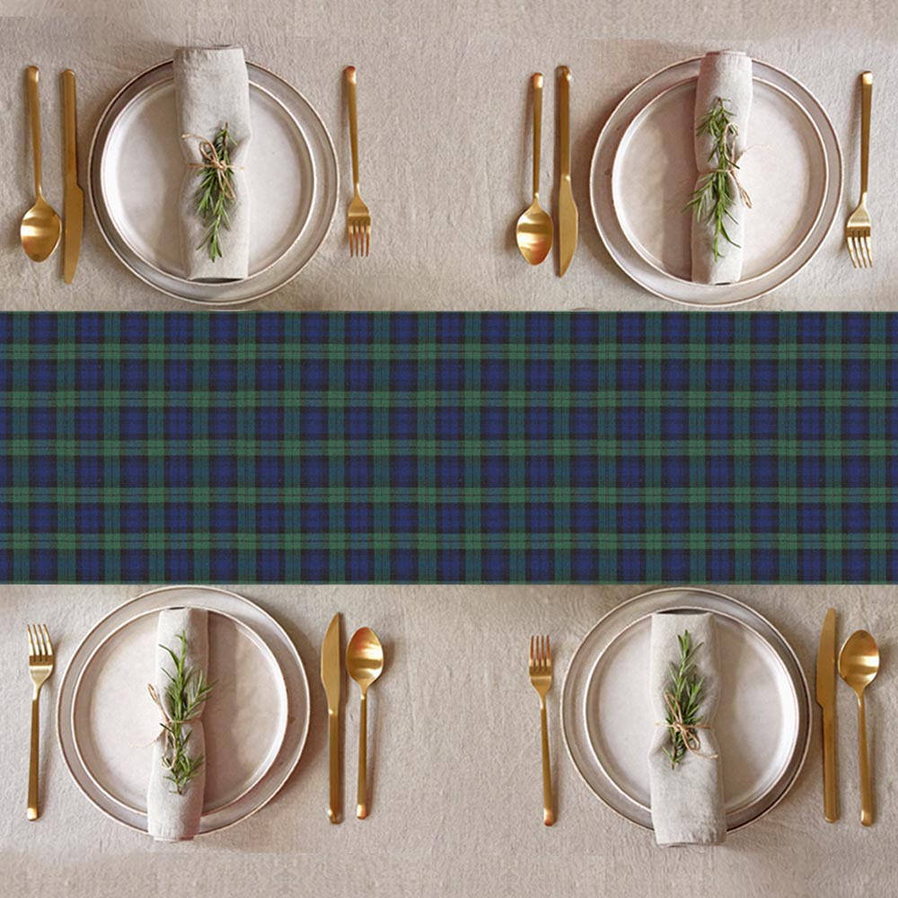 Burns Night Black Watch Tartan Paper Table Runner - 32cm x 4m