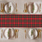 Burns Night Royal Stewart Tartan Paper Table Runner - 32cm x 4m