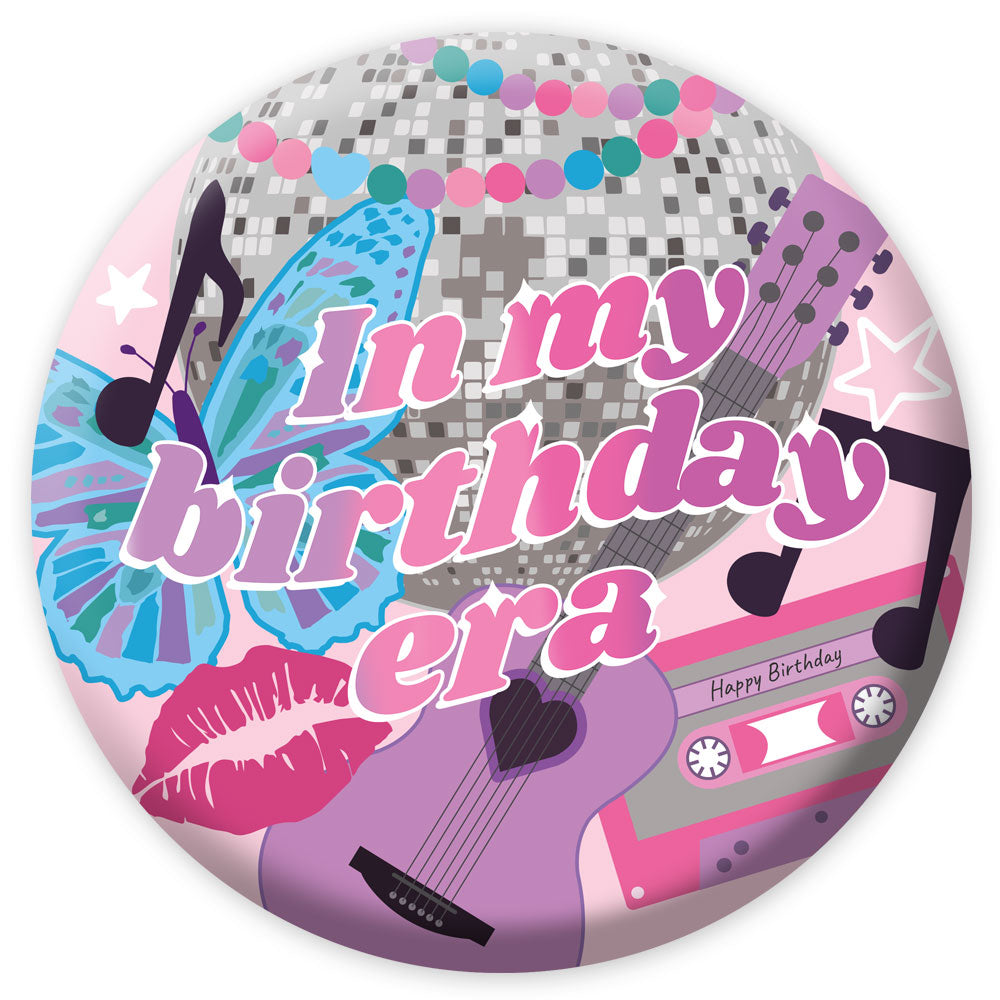 Taylor Party Birthday Era Badge 58mm - Each