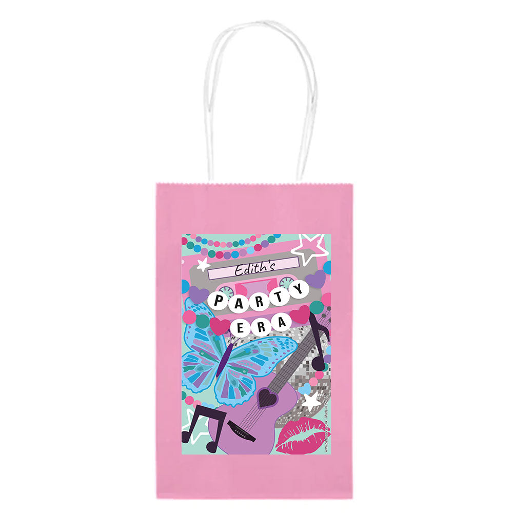 Personalised Taylor Party Paper Party Bag - Pack Of 12