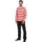 Red and White Striped Jumper