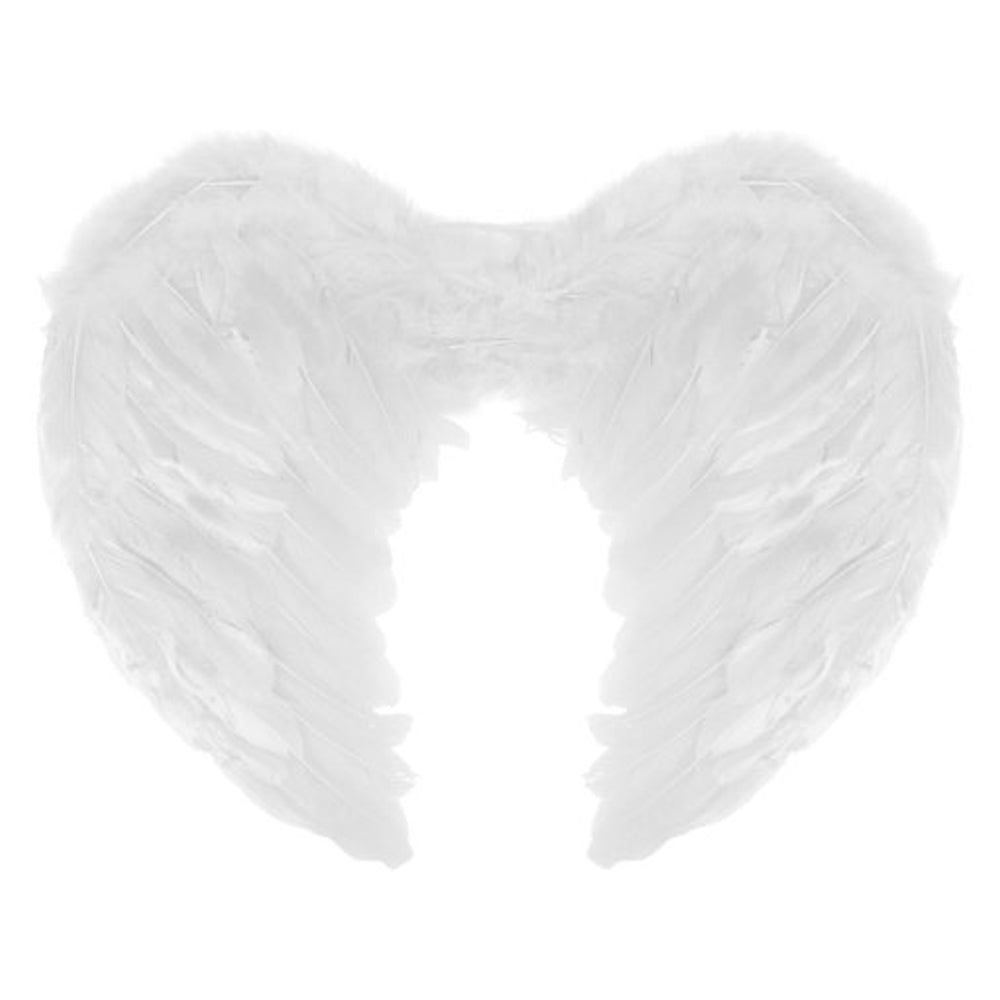 White Feather Wings - 44cm x 34cm