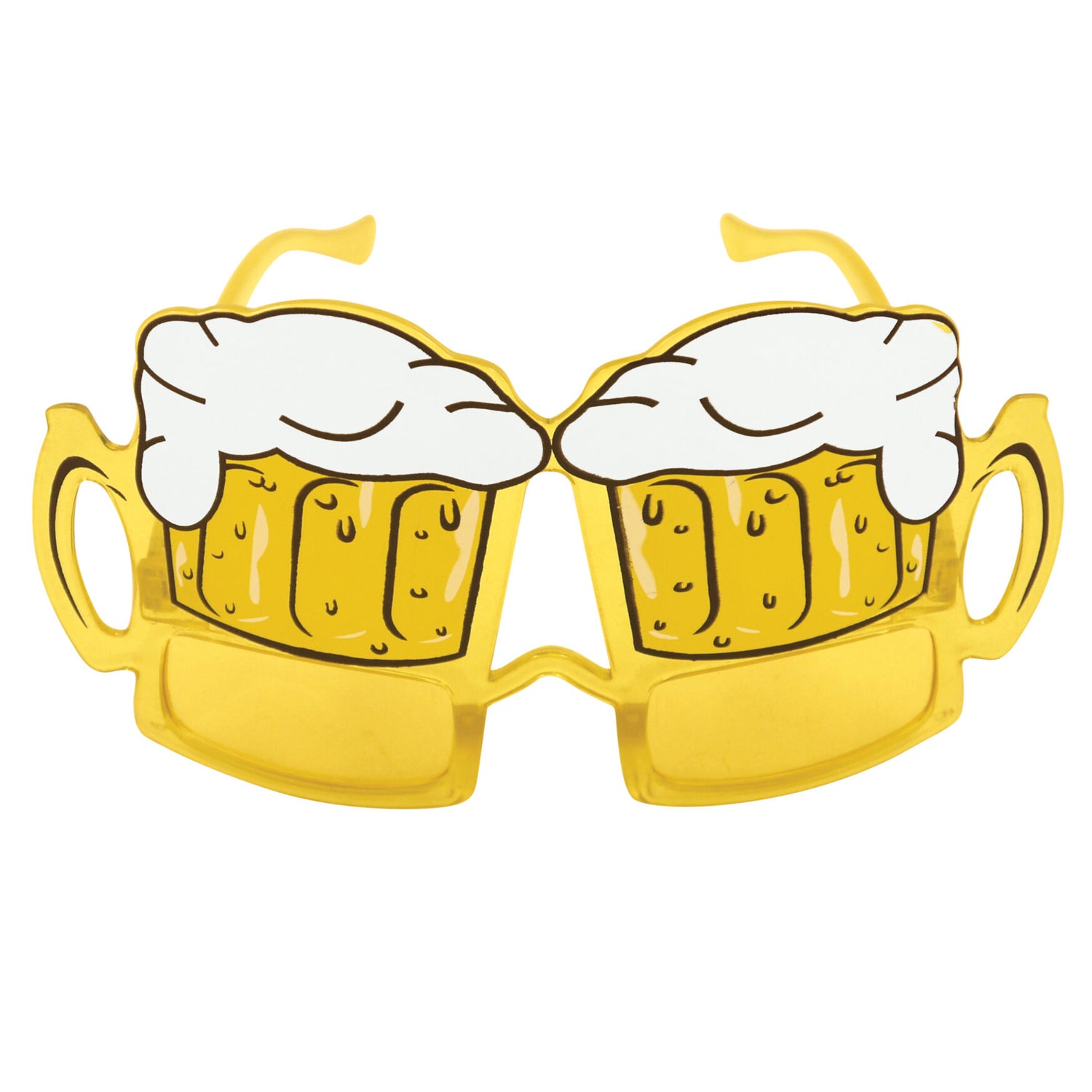 Beer Glasses with Yellow Lenses