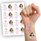 Unicorn Personalised Temporary Tattoos - Pack of 16