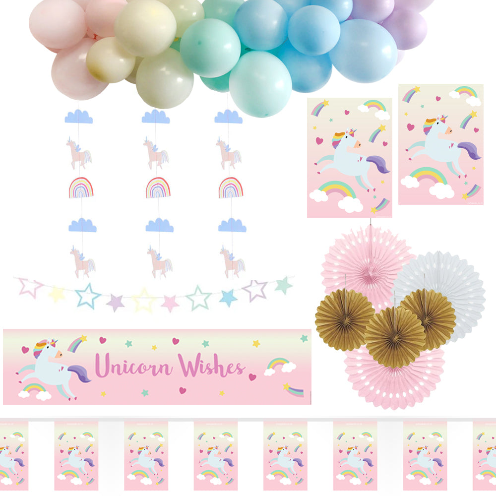 Unicorn Decoration Party Pack - Unicorn Party Theme | Party Packs