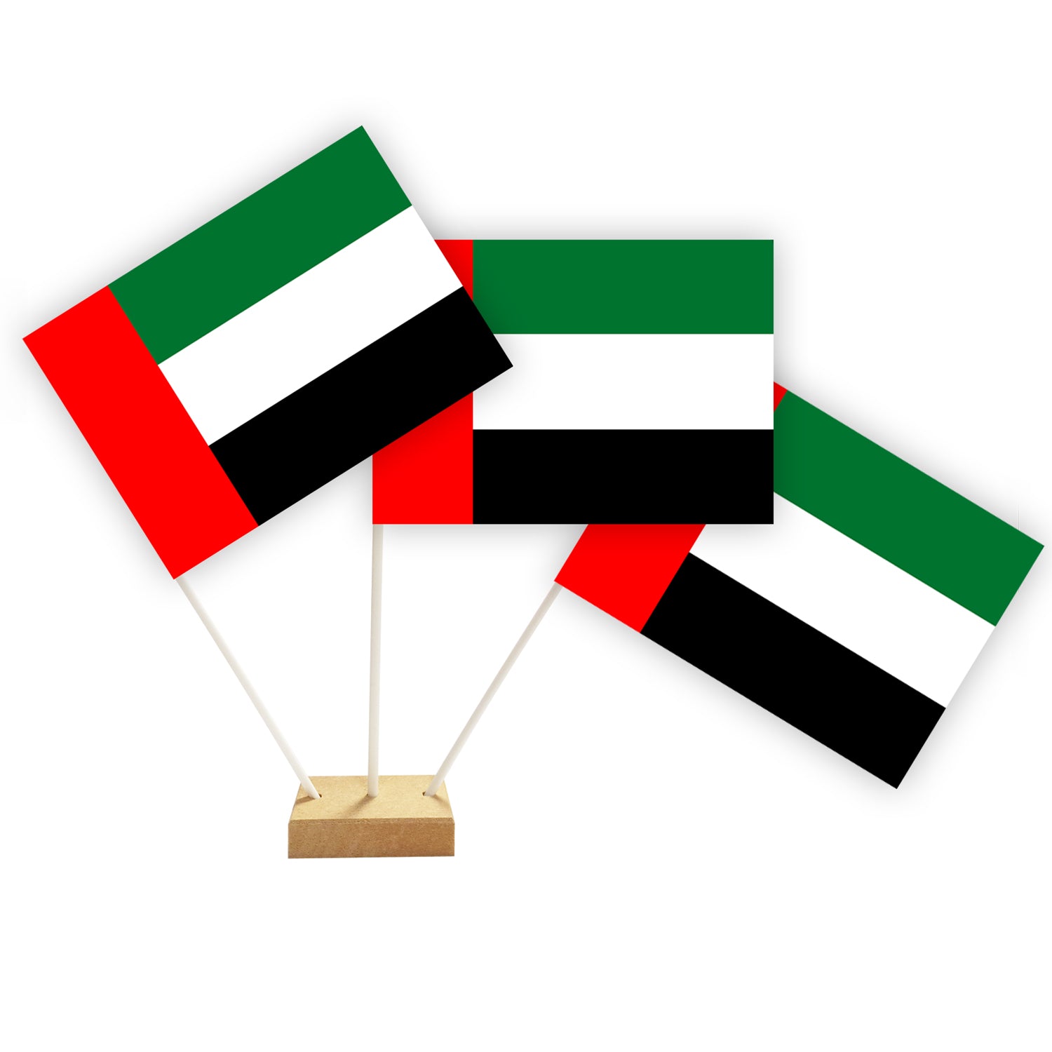 United Arab Emirates UAE Paper Table Flags