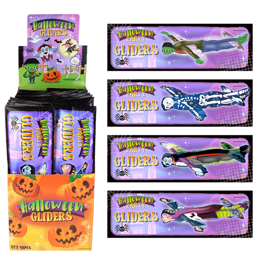 Halloween Glider Toy - 17cm - 4 Assorted Designs - Each