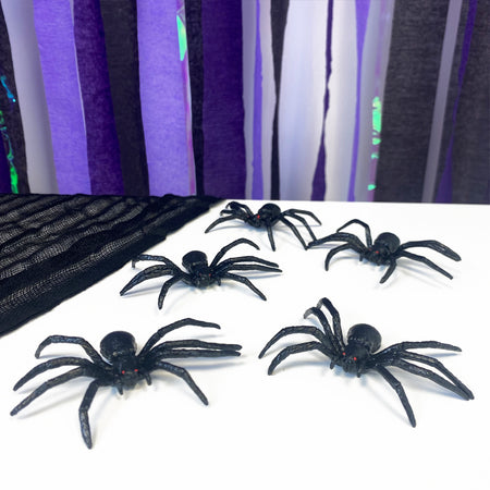 Scary Spiders - 8cm - Pack of 9