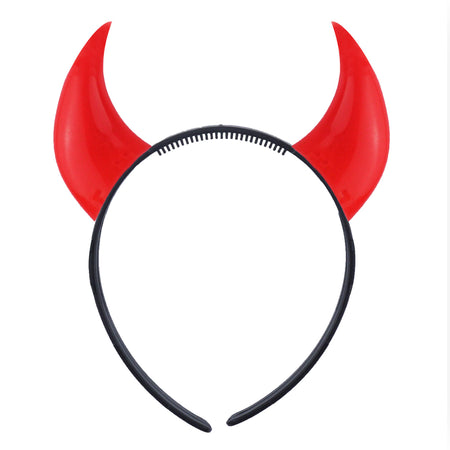 Red Devil Horns Headband