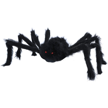 Giant Furry Spider Halloween Decoration - 1m