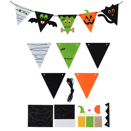 DIY Halloween Felt Bunting Kit - 3m