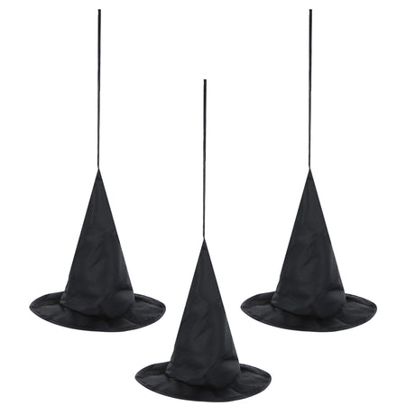 Hanging Witches Hats Decorations - Pack of 3