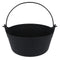 Large Black PVC Cauldron - 24cm x 19cm