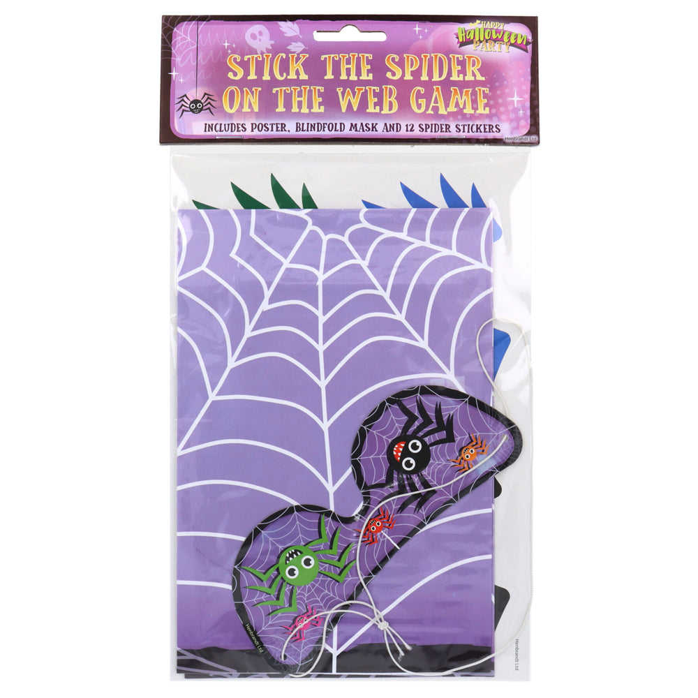 Stick the Spider on the Web Party Game