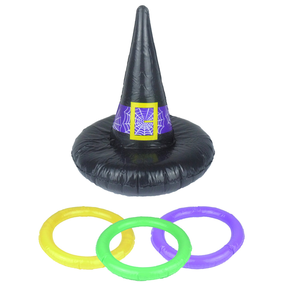 Inflatable Witch Hat Ring Toss Game