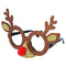 Novelty Glitter Reindeer Christmas Glasses