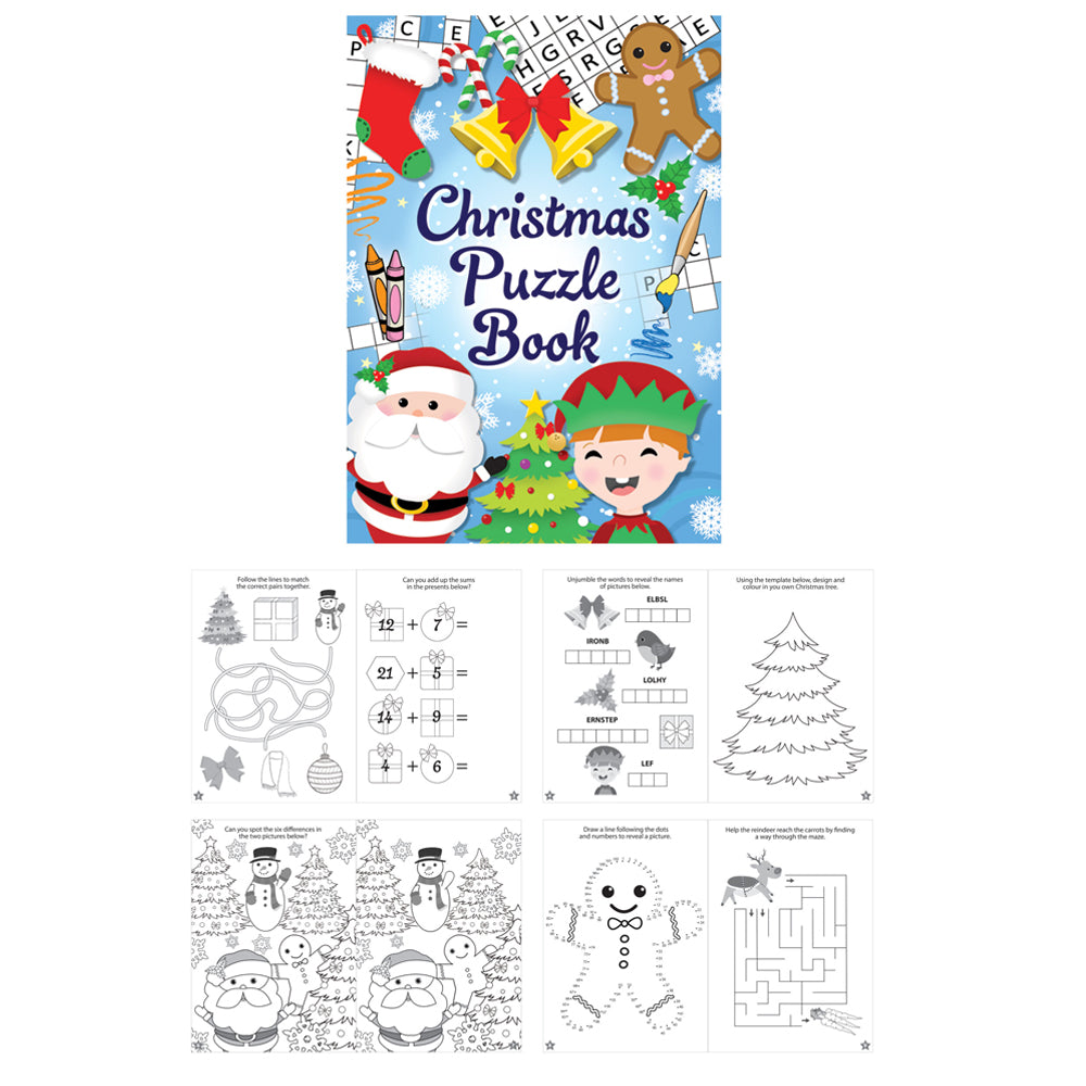 Christmas Puzzle Activity Book