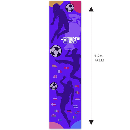 Women's Euro 2025 Portrait Banner Decoration - 1.2m