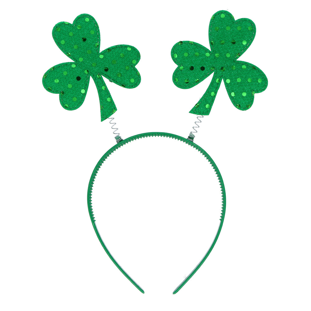 St. Patrick's Day Shamrock Sequin Headboppers